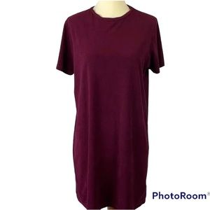 BRANDY MELVILLE Janelle Red Tshirt Dress OS One Size